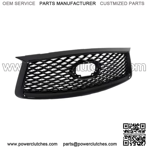 Gloss Black Frount Bumper Grille W/o Camera For 2019-2022 Infiniti QX50 - Image 3