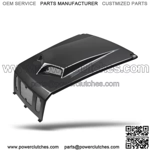 NEW POLARIS RZR 800 RZR 800S 08 - 10 BLACK CARBON FIBER SCOOPED HOOD RZR4 (For: Polaris)