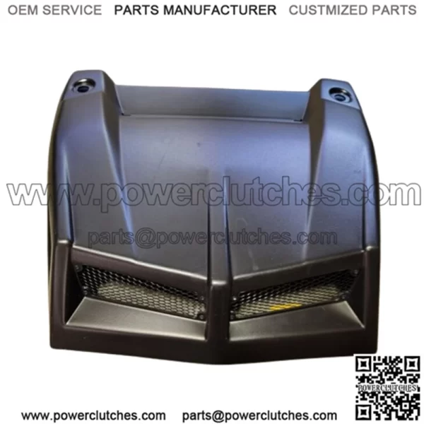 POLARIS RZR XP 1000 900 2015 - 2020 X17 STEALTH BLACK SCOOPED HOOD (For: Polaris) - Image 2