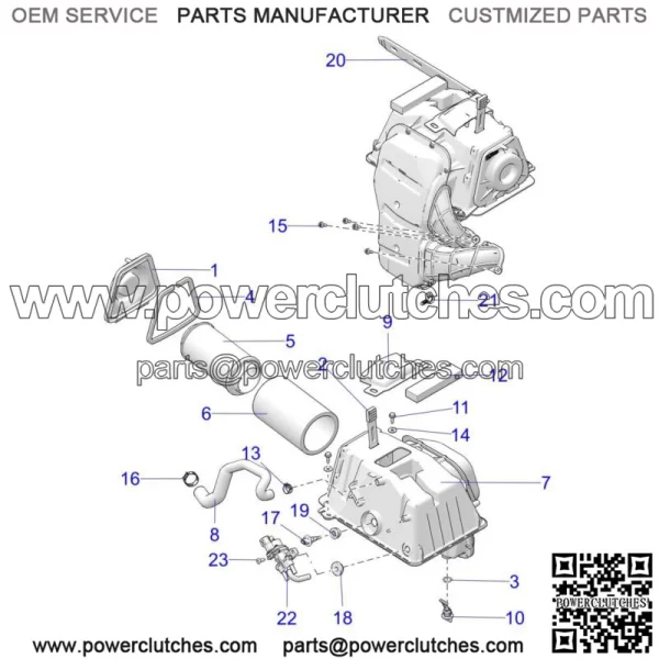Polaris Air Intake Hood,  OEM Part 5414252(For: Polaris) - Image 2