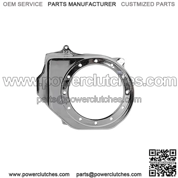 Chrome Recoil Fan Cover Shroud Housing for Predator 212 hemi Coleman CT200U CT100U BT200X CC100X Mini Bike, SK100 KT196 Go Kart Baja Hisun Tillotson Clone 196cc Engine Honda GX160 GX200 - Image 2