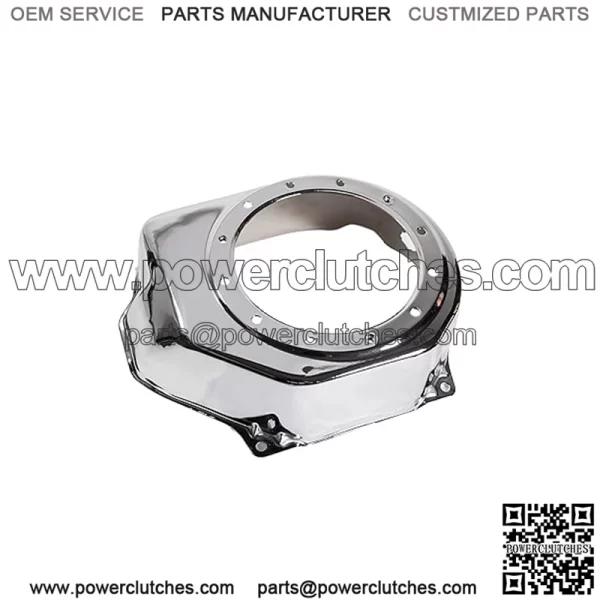 Chrome Recoil Fan Cover Shroud Housing for Predator 212 hemi Coleman CT200U CT100U BT200X CC100X Mini Bike, SK100 KT196 Go Kart Baja Hisun Tillotson Clone 196cc Engine Honda GX160 GX200 - Image 4