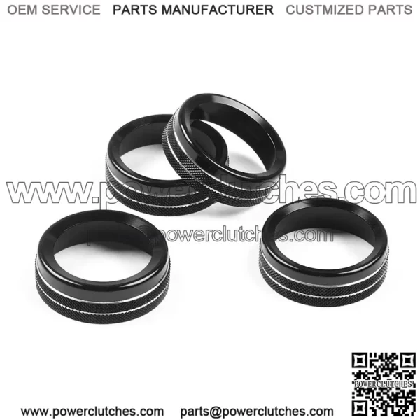 2016-2022 Toyota Tacoma Knob Ring #Black - Image 2