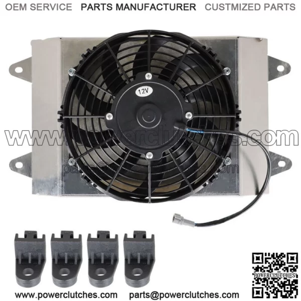 Radiator Cooling Fan Assembly for YAMAHA WOLVERINE YXE70 2016 2017 2018