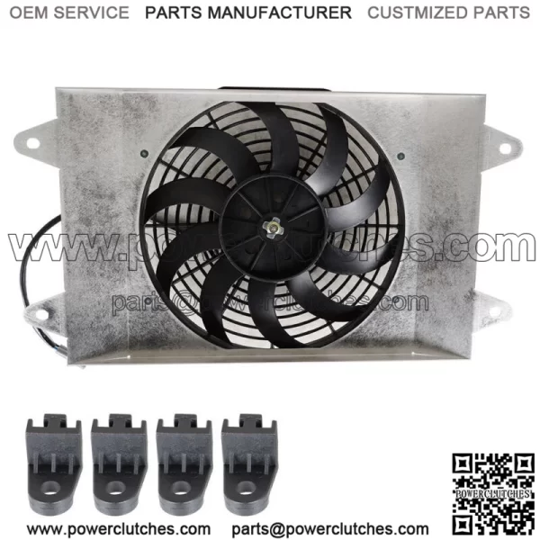 Radiator Cooling Fan Assembly for YAMAHA WOLVERINE YXE70 2016 2017 2018 - Image 2