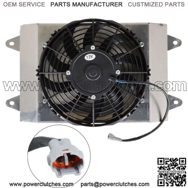 Radiator Cooling Fan Assembly for YAMAHA WOLVERINE YXE70 2016 2017 2018 - Image 3