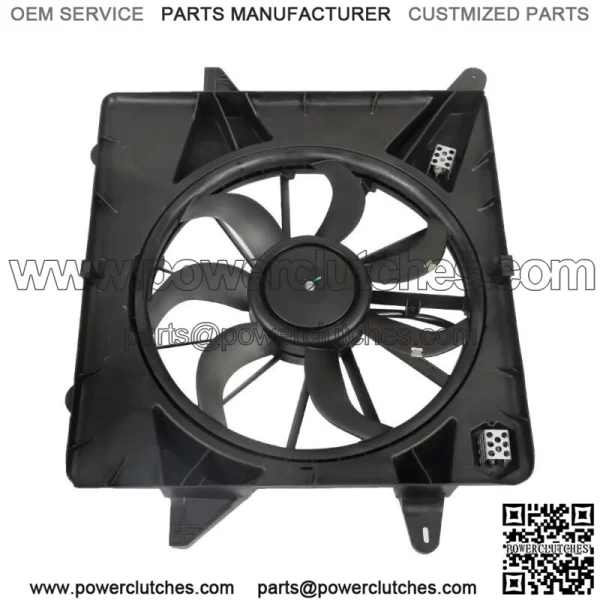 For Cadillac SRX 2010 2011-2016 3.0 3.6L Radiator A/C AC Condenser Cooling Fan - Image 3