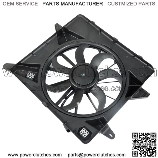 For Cadillac SRX 2010 2011-2016 3.0 3.6L Radiator A/C AC Condenser Cooling Fan - Image 5