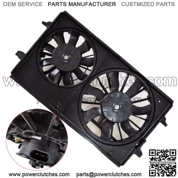 Radiator Cooling Fan Assembly For 2005-2010 Pontiac G6 2004-12 Chevrolet Malibu