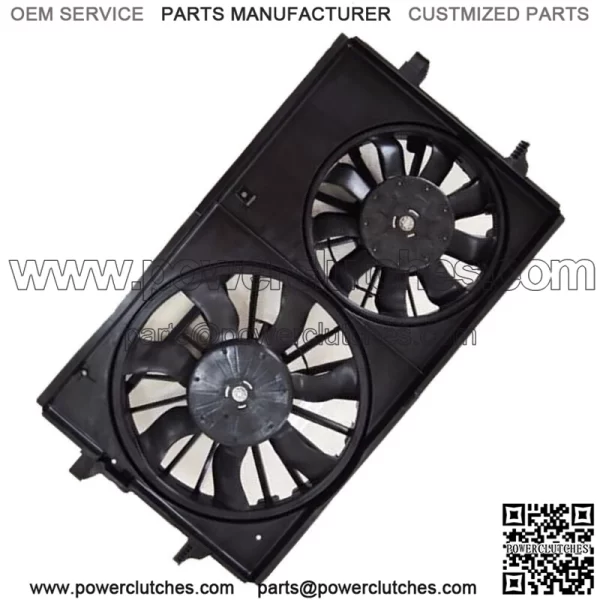 Radiator Cooling Fan Assembly For 2005-2010 Pontiac G6 2004-12 Chevrolet Malibu - Image 2