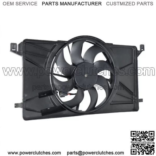 Radiator AC Condenser Cooling Fan FO3115189 For 2012-2017 Ford Focus 2.0L l4 - Image 2