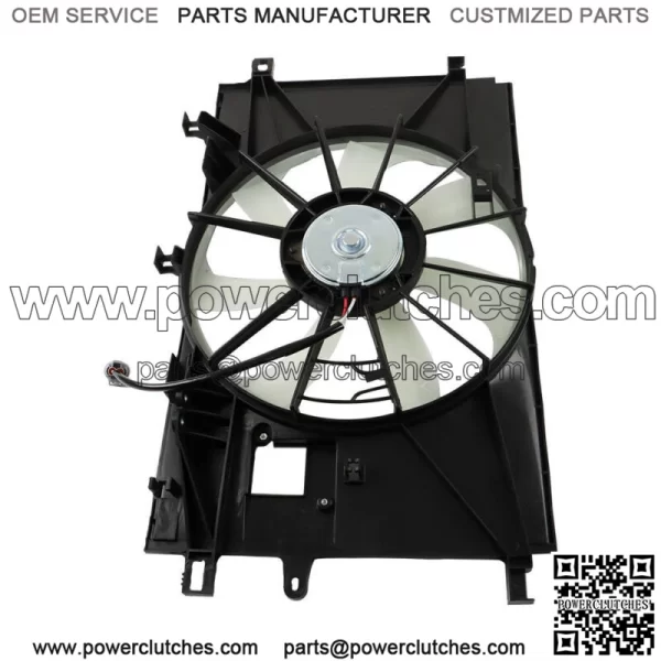 Cooling Fan Radiator Condenser Fan Assembly For 2020-2022 Toyota Corolla 1.8L - Image 4