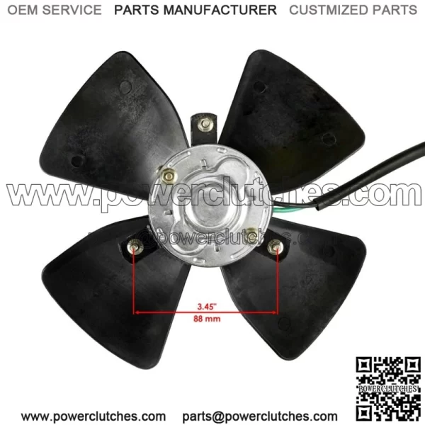 For Honda TRX450S Foreman 450 Radiator Cooling Fan Motor 4x4 S 1998 1999 - 2001 - Image 2