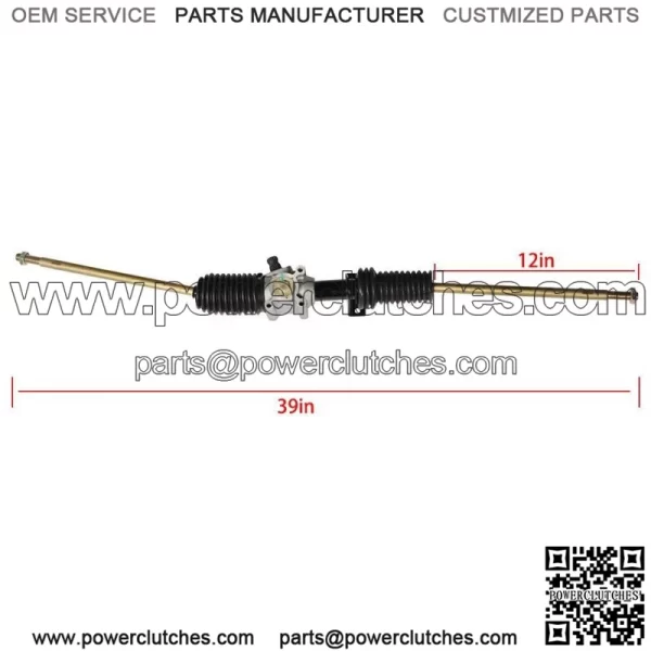 NEW Steering Rack & Pinion for Polaris RZR 1000 2016 2017 2018 2019 2020 2021 - Image 3