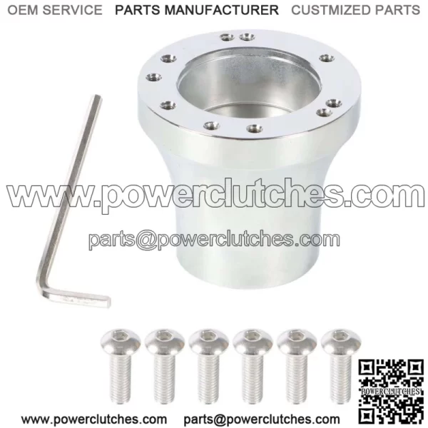 For Club Car DS Golf Cart Steering Wheel Hub Adapter 5/6 Hole 1985+ New Chrome