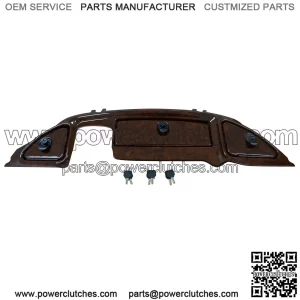 Club Car Precedent Golf Cart WOOD GRAIN Dash Panel Locking Glove Box 2004-2007