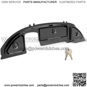 Black Golf Cart Dash Kit with Locks For Club Car Precedent 2008.5+