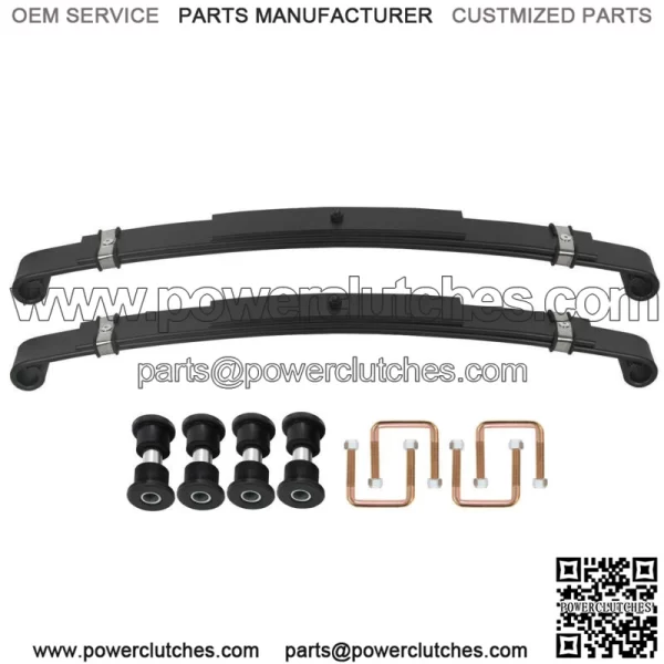 Heavy Duty Rear Leaf Springs for EZGO TXT 1996-2013 Golf Cart (Set of 2)