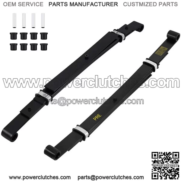 Heavy Duty Leaf Springs for Club Car Precedent Golf Cart (4 Leafs Rear set of 2)