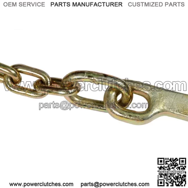 2PCS G70 5/16''x10' Transport Tow Chain J Hook Long Shank w/ R T J&Grab Hook - Image 5