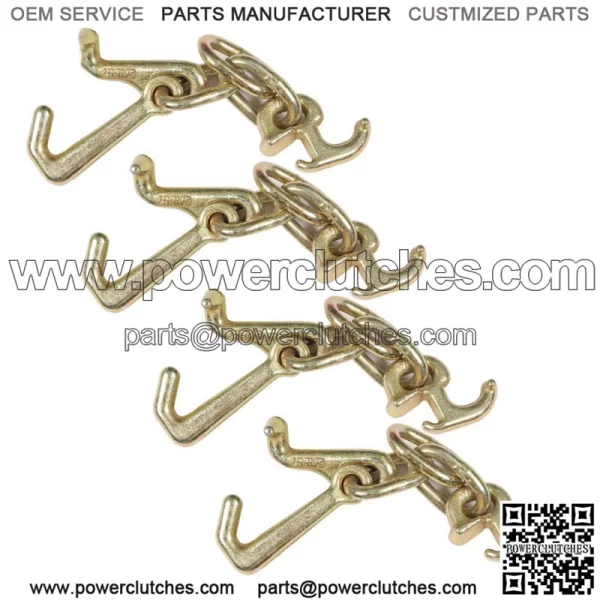 4 RTJ Cluster Hooks Wrecker Tow Truck Towing Car Hauler Trailer Auto Body Hook