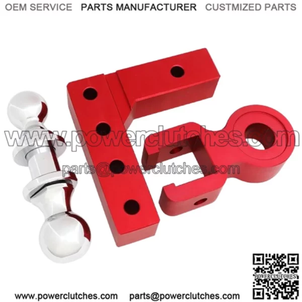 6-inch trailer hook 2"*2-5/16" with double pin # red - Image 4
