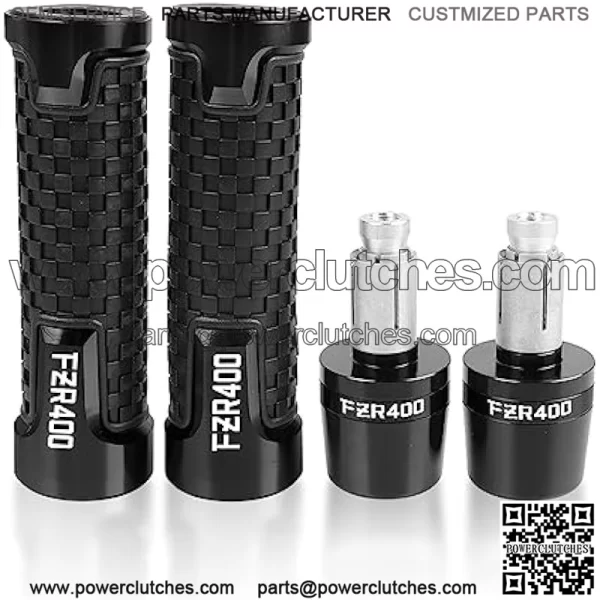 7/8" 22mm for Y&AMAHA FZR400 1988 1989 1990 2001 2009 2015 2019 FZR 400 Motorcycle Anti-Skid Handles Grips Grips Handlebar Cap