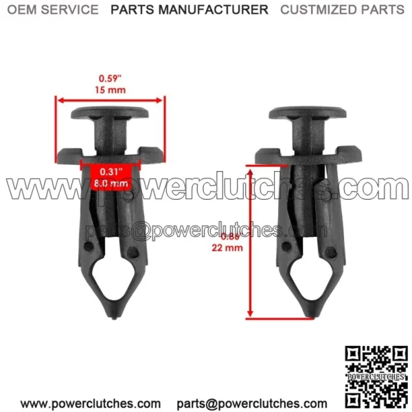 20pcs Fender Rivet Tools for Polaris RZR 1000 / RZR XP 1000 / RZR XP 4 1000 7661855 (For: Polaris Sportsman 570) - Image 2