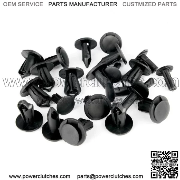 100pcs Fender Clips Rivets For Polaris Ranger TRX 400EX RZR XP 1000 Honda Body (For: More Than One Vehicle) - Image 3