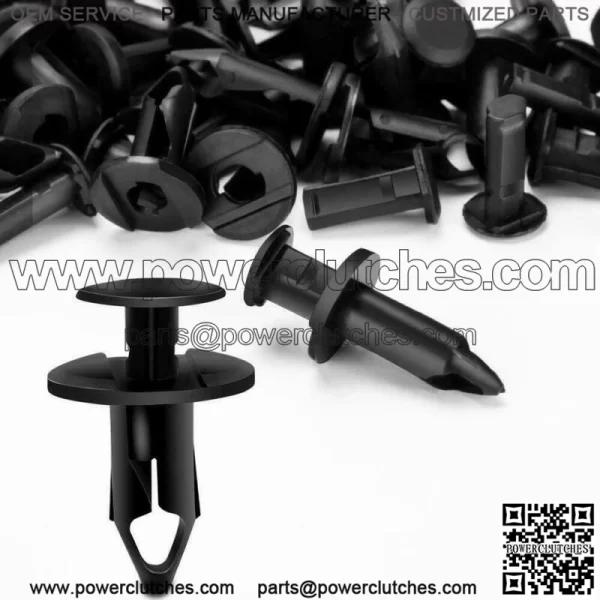 100x 8mm Fender Clips Rivets Push Pins For HONDA TRX300EX 450R Rancher ATV (For: More Than One Vehicle) - Image 2