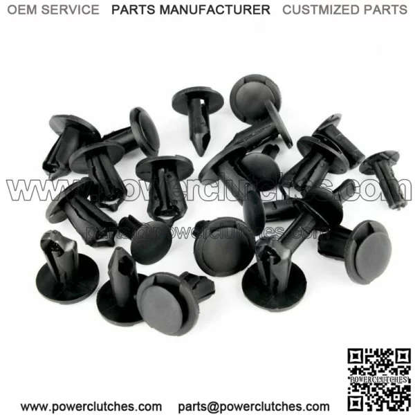 100x 8mm Fender Clips Rivets Push Pins For HONDA TRX300EX 450R Rancher ATV (For: More Than One Vehicle) - Image 3