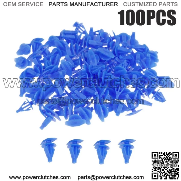 100xAutomotive Parts Door Window Sealing Strip Weatherstrip Fastener Clip (For: More than one vehicle)