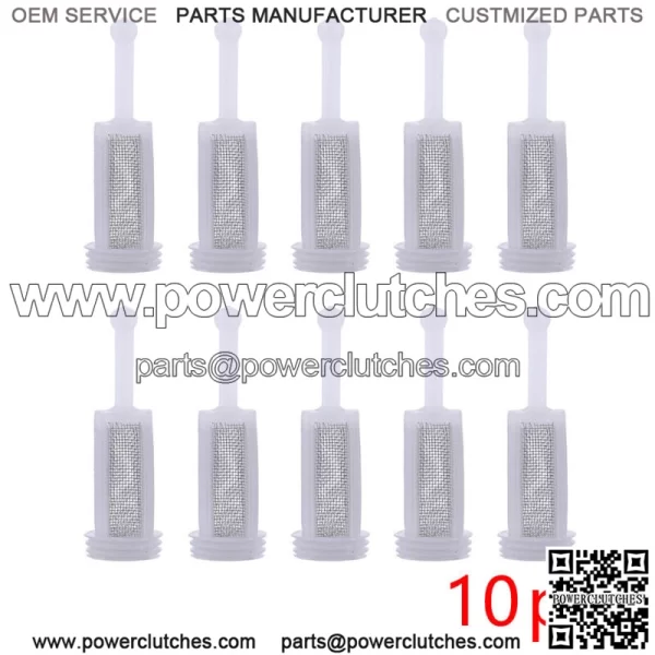 10pcs/set Gravity Feed Spray Gun Filters 36mm x 11mm Mesh Parts Tools (For: Ford F-150)