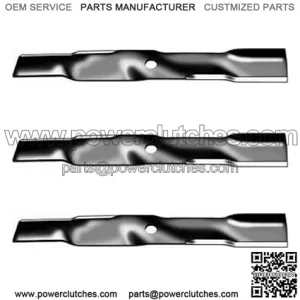 Set of 3 blades replaces JOHN DEERE M113518 OREGON 91-384 PRIME LINE 7-06377