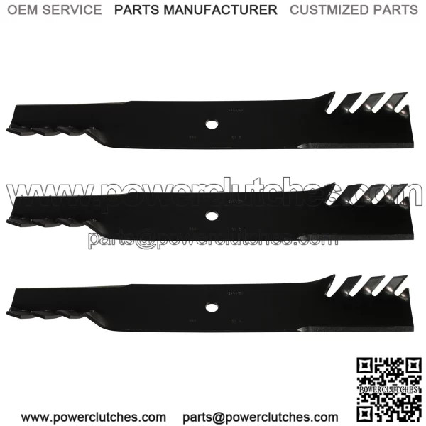 (3) High Lift Mower Blades  for Ferris 1520842 1520842S 5020842 61" Deck