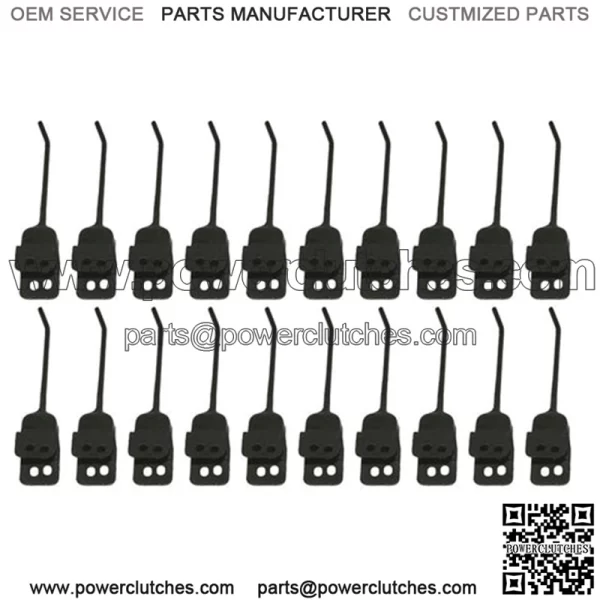 20pcs Rubber Teeth Set For Left Hand Rake Fits New Holland 216 258 259 850613 65668