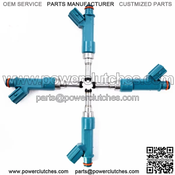 23250-37020 Set of 4 Fuel Injectors Fits 2011 Lexus CT200h 1.8L 4-Door