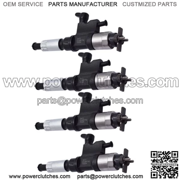 4* Fuel Injector 4HK1 fits Isuzu NPR NPR-HD Diesel 2001-2007 095000-5471