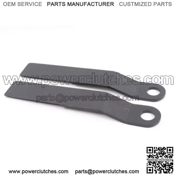 AR400 2pcs Heavy Duty Steel Brush Cutter Blades King Skidsteer - Image 2