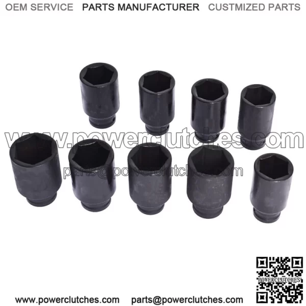 Deep Impact Socket Set 1/2" Drive Metric Axle Hub Nut Socket 29-38mm - Image 4