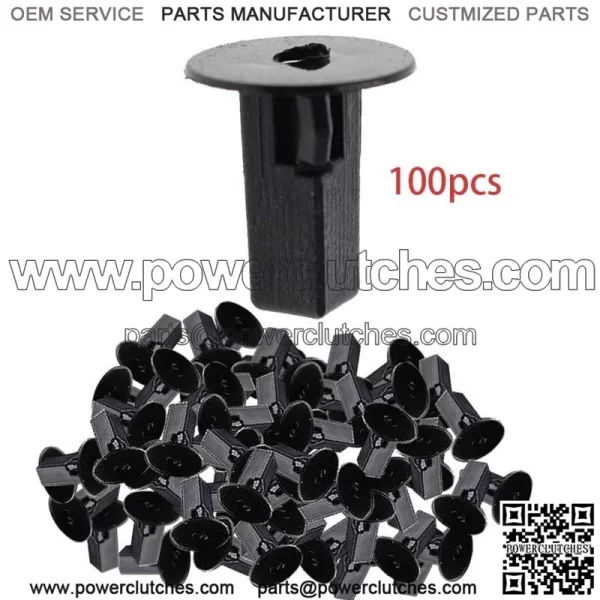 100 Pcs Car Fastener Clips Bumper Inner Fender Rivets Push 8x8.2mm For Toyota - Image 5