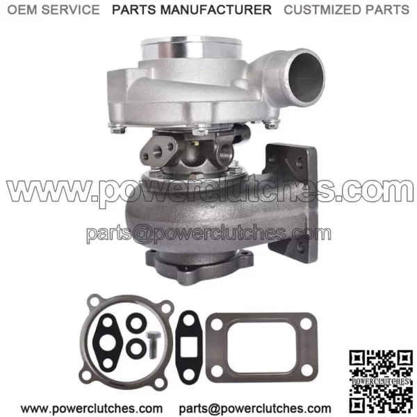 Universal GT3037 GT3076 T3 HUGE 4-BOLT 500+HPS Turbo Turbo compressor 0.82 A/R - Image 2