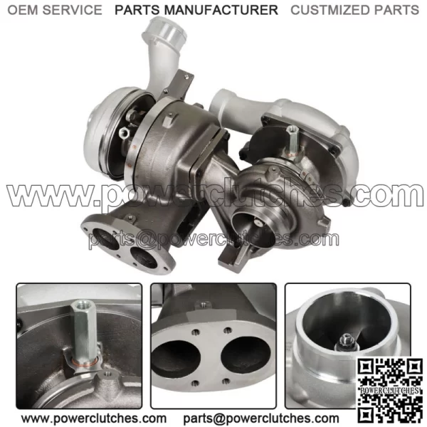 For 2008-2010 Ford F-450 6.4L Powerstroke Twin Turbocharger High&Low Pressure - Image 4