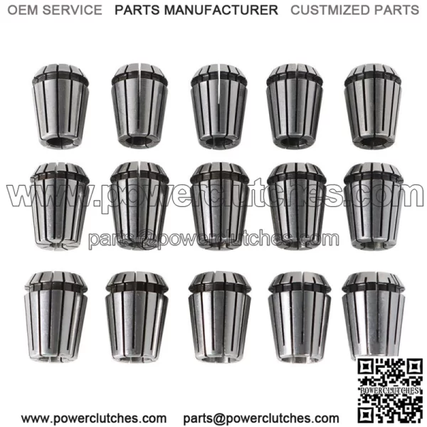 15Pcs ER25 Spring Collet 2MM to 16MM Set For CNC Engra - Image 2
