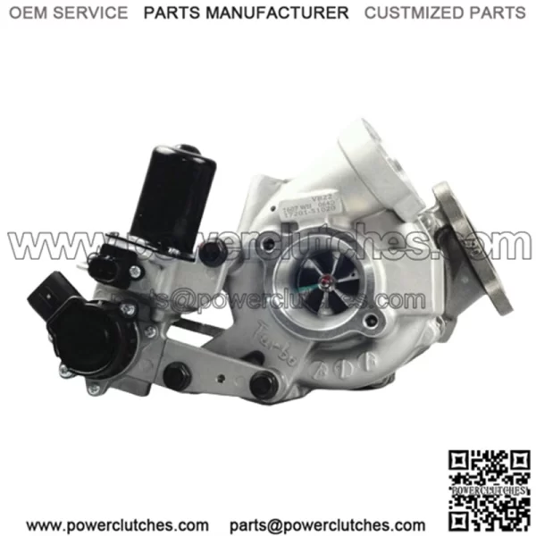 Twin turbocharger 17201-51021 for Toyota Landcruiser V8 4.5 D4D 165/272 HP 1VD