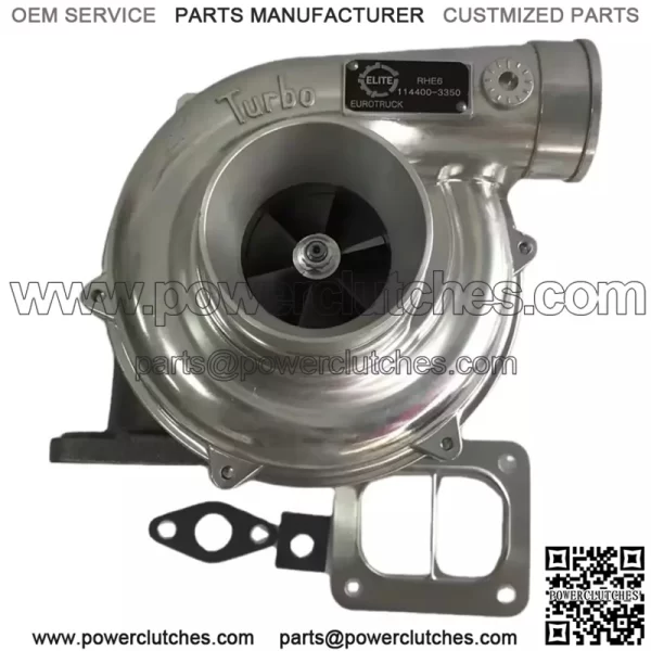 Turbo RHE61 Turbocharger 114400-3350 for Isuzu Hino 6BG1TQJ Hitachi EX450-5 - Image 2