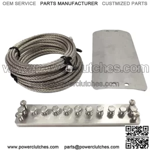 Universal three-way catalytic converter anti-theft protection kit