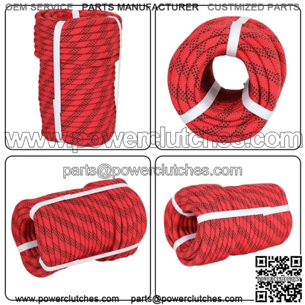 3/8" X 100' Braided Rope Strong Pulling Rope for Climbing Sailing Gardening - Image 3