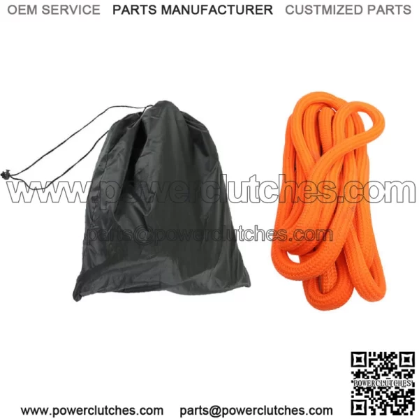1inx30ft Orange Recovery Kinetic Energy Tow Rope Snatch Strap 30000 LBS - Image 2