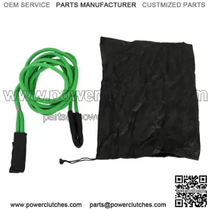 6800 LBS Kinetic Energy Truck Tow Recovery Rope 1/2" X 20' Strap Snatch Green